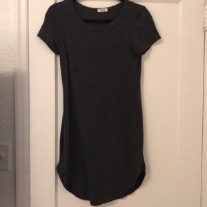 Charcoal T-shirt Dress